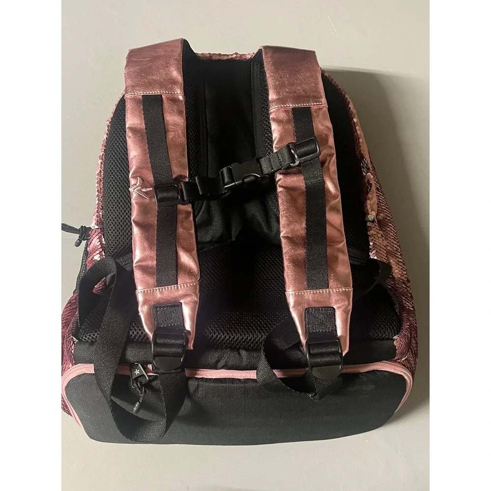 Rebel Athletic Dream Bag Smokey Rose Sequin Cheer Backpack Pink NEW MSRP $138